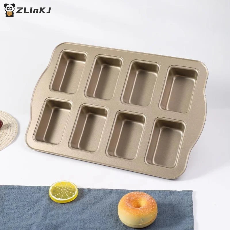 8 Mold Baking Tray Mini Loaf Pans Toast Muffing Non Stick Pan Oven Zpaxo