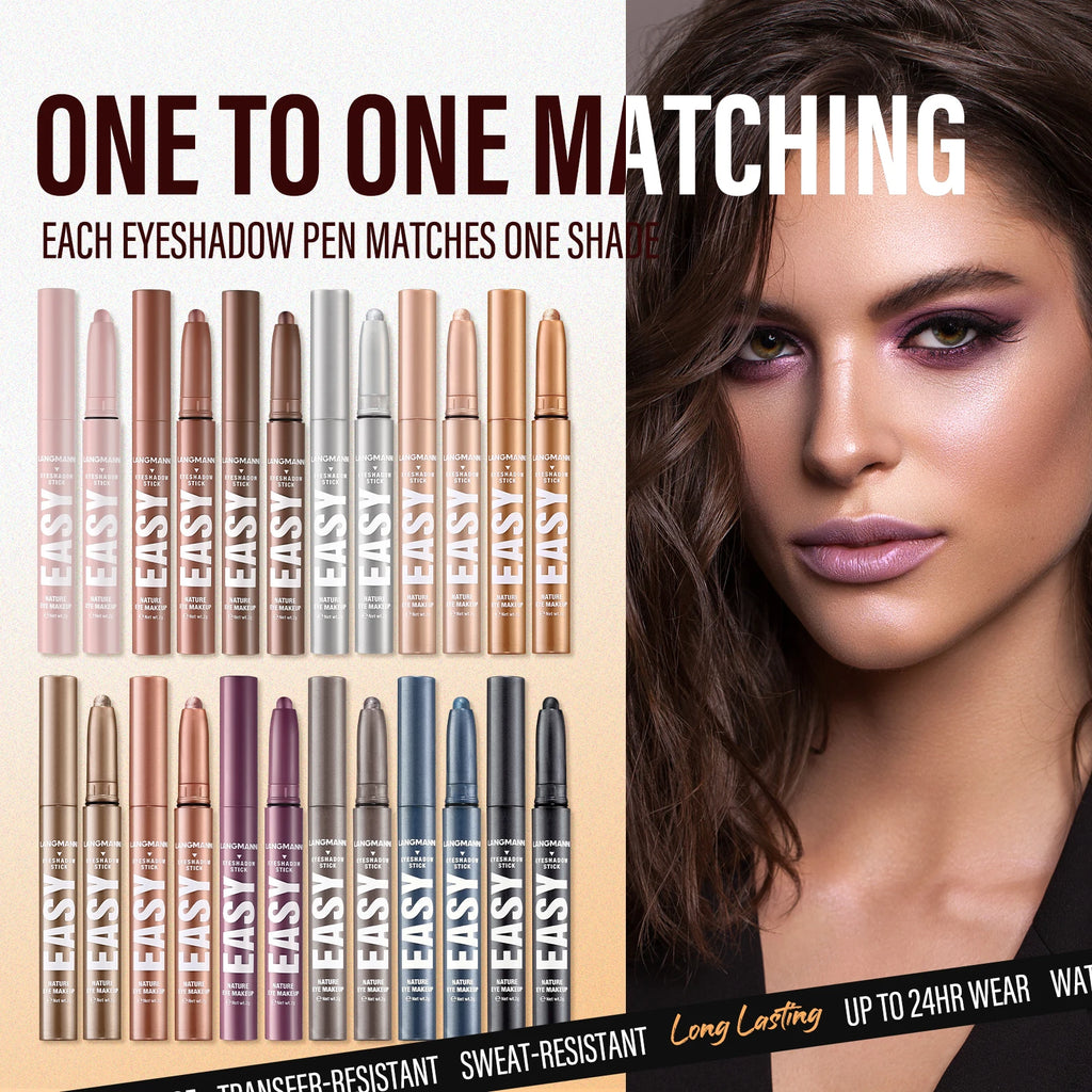 Multi Functional Eye Shadow Stick Silk Smooth Texture Lasting Makeup