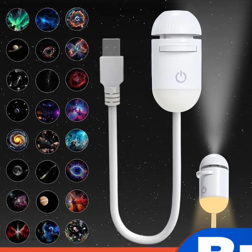 Mini Galaxy Star Projector Night Light Nebula Ceiling LED Lamp