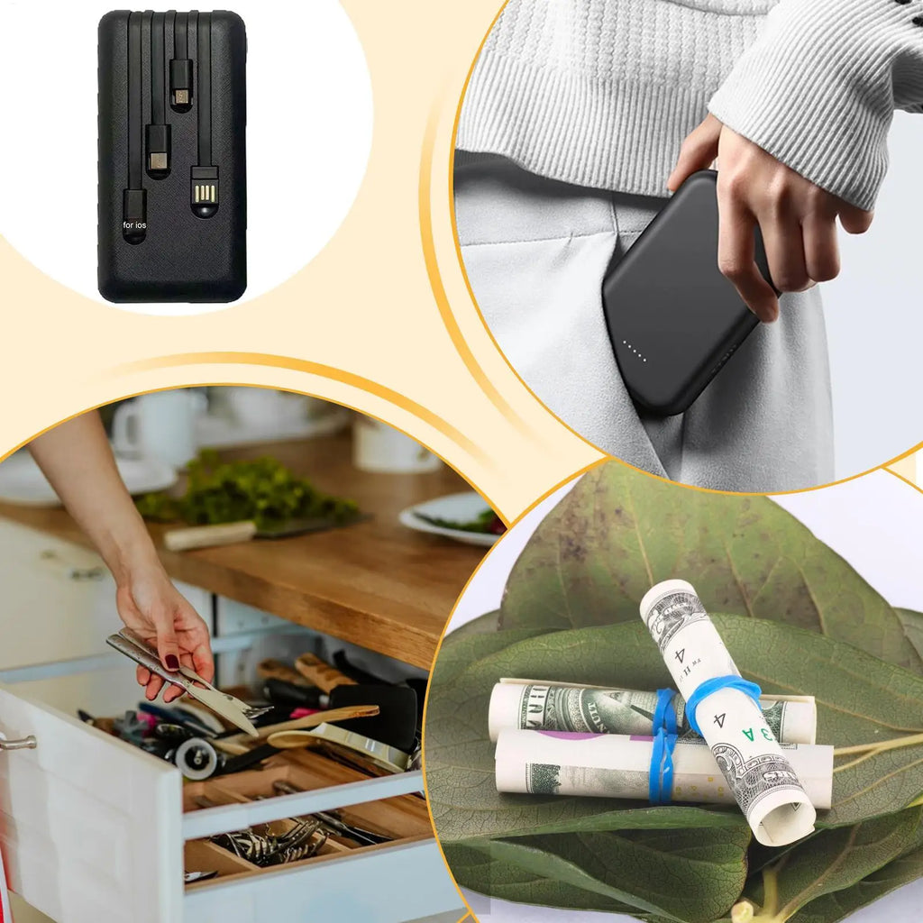 Fake Power Bank Hidding Storage Box Money Keys Cards Compartment