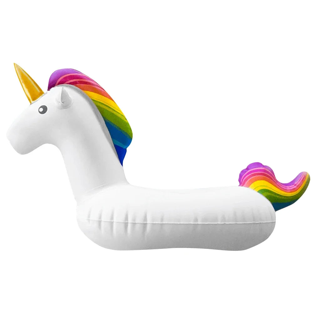10-1PCS Inflatable Cup Holder Swimming Float Bathing Pool Flamingo Drink Holder Party Decoration Bar Coasters Pool Accessories Zpaxo