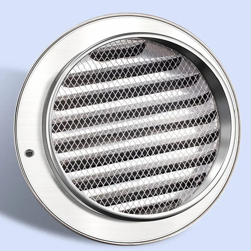 304 Stainless Steel Air Vent Round Wall Outlet Cover Ventilating Fan