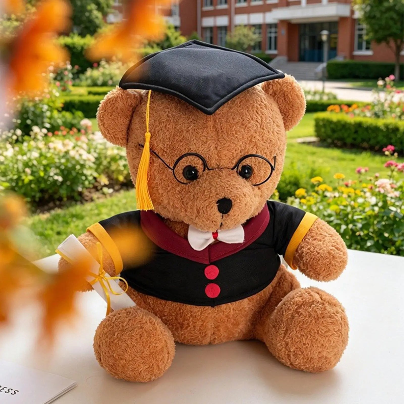 Stuffed Bear With Hat Cute Soft Toys Adorable Figure Stuffed Animal Plush For Women Men Kids Girls Boys Home Bedroom Living Room Zpaxo