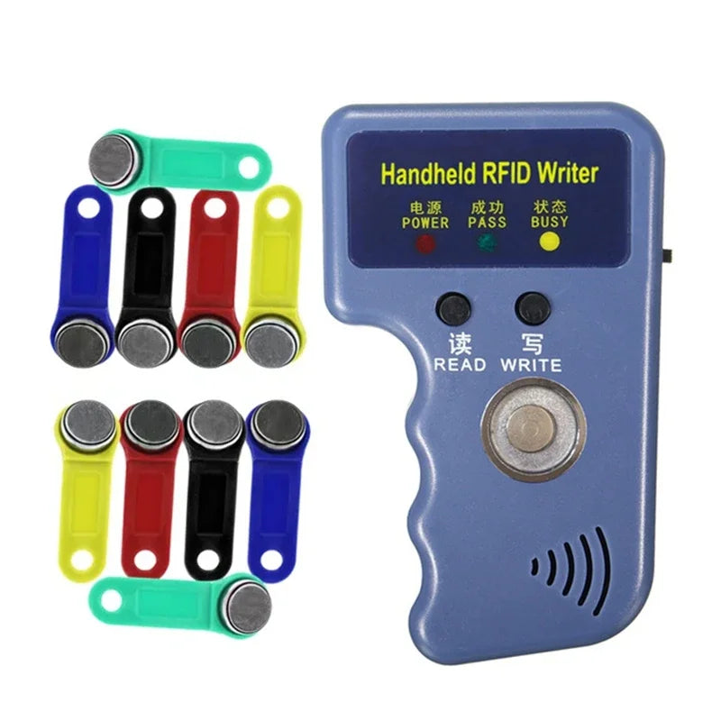 RW1990 TM rfid copier cloner TM1990 ibutton DS-1990A I-Button Handheld 125KHzT5577EM4305EM4100Keys Tag Card duplicator Reader Zpaxo TW02 10RW