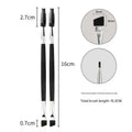 2-in-1 Double-Ended Eyebrow Brush & Eyelash Comb, Professional Contouring Eye Liner Makeup Brushes Eye Blending Cosmetic Brushes Zpaxo Black 2Pcs