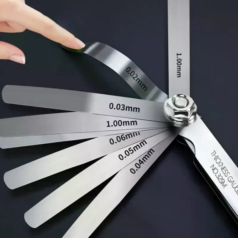 Portable Durable Feeler Gauge Various Specifications Arc Stainless Zpaxo