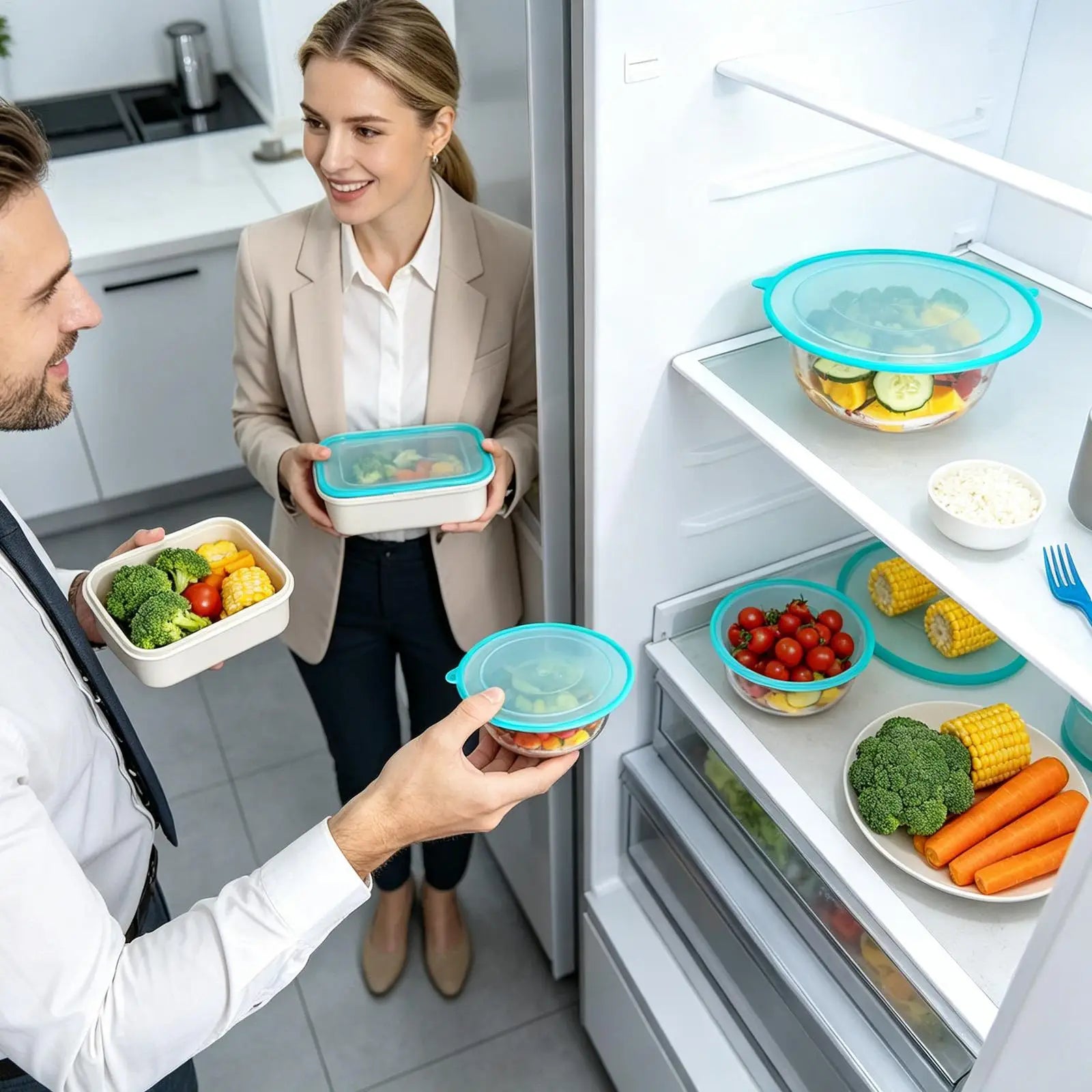 Silicone Lids Bowls Reusable Elastic Stretch Food Storage Covers