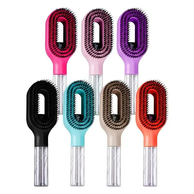 2-in-1 Spray Hair Brush & Water Mist Detangling Comb