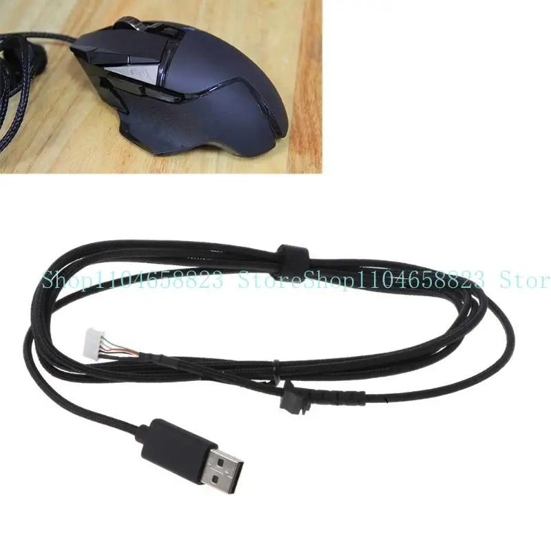 2.2M USB Mouse Cable Replacement for G502 Game Mouse for , Wire Cable Replacement Repair Accessory Zpaxo