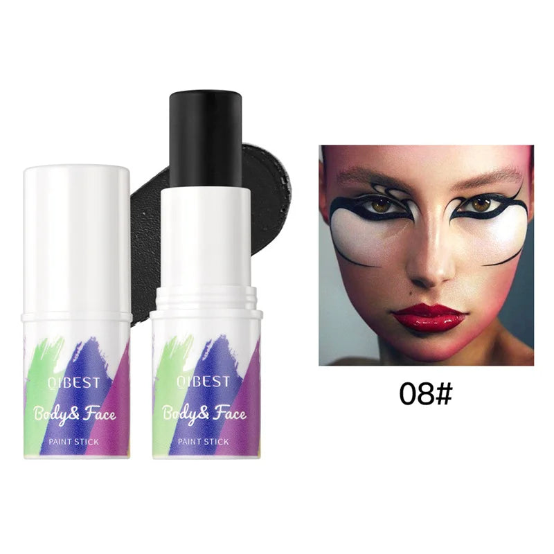 Body Face Paint Stick Natural Three-dimensional Modification Contour Brightening Skin Tone Face Washable Painting Pen Party Art Zpaxo 08