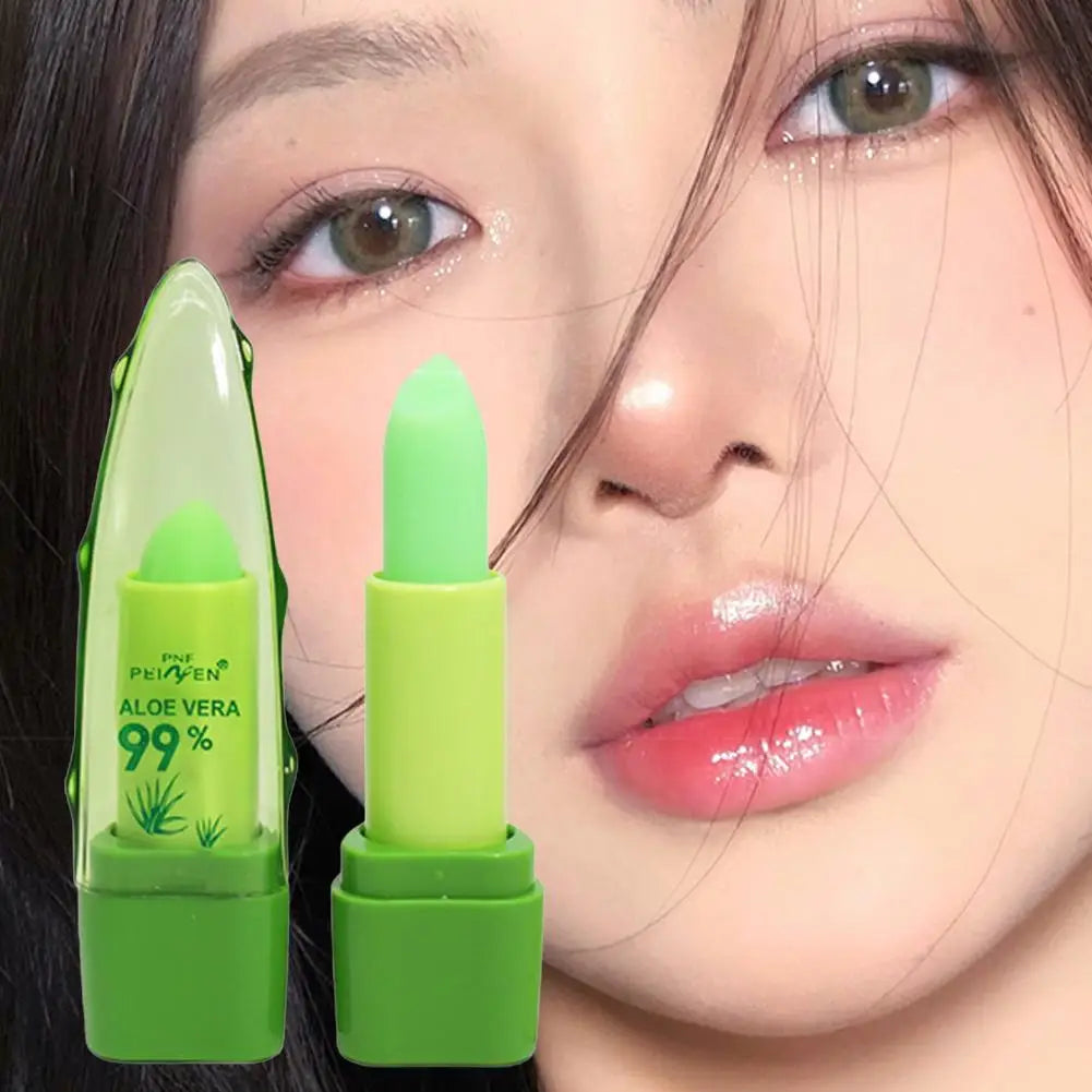 Color Changing Lipstick with Aloe Vera | Green to Pink, 3.5g Color Changing Lipstick Zpaxo Default Title