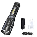 2000LM LED Flashlight – Type-C Rechargeable Zoom Tactical Torch