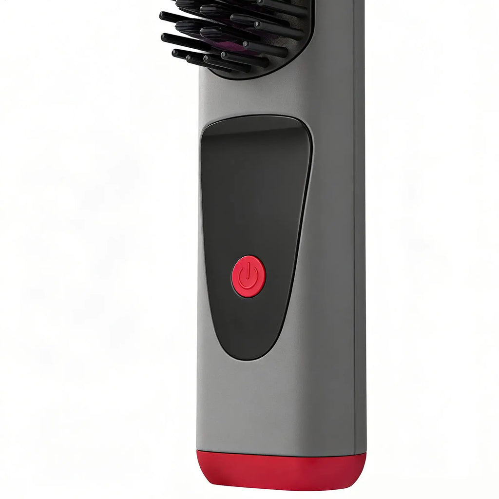 Cordless Ceramic Hair Straightener Brush – 4 Levels & LED Hair Straightener Brush Zpaxo