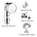 Faucet Extender & External Shower Head Adapter Set Faucet Shower Adapter Zpaxo gray