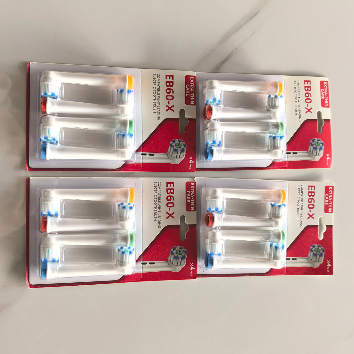 12types Toothbrush Heads Replacement For Oral B PRO Models 600 650 670 2000 2500 2900 3000 3500 3900 Soft Bristles Health Care Zpaxo EB60X-16pcs