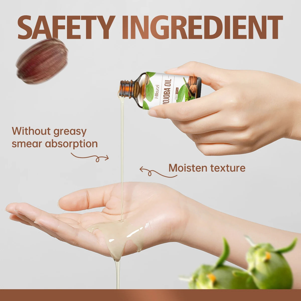 30ml Jojoba Oil Body Care Skin Firming Body Moisturizing Massage SPA Plant Essential Oil Aromatherapy Zpaxo