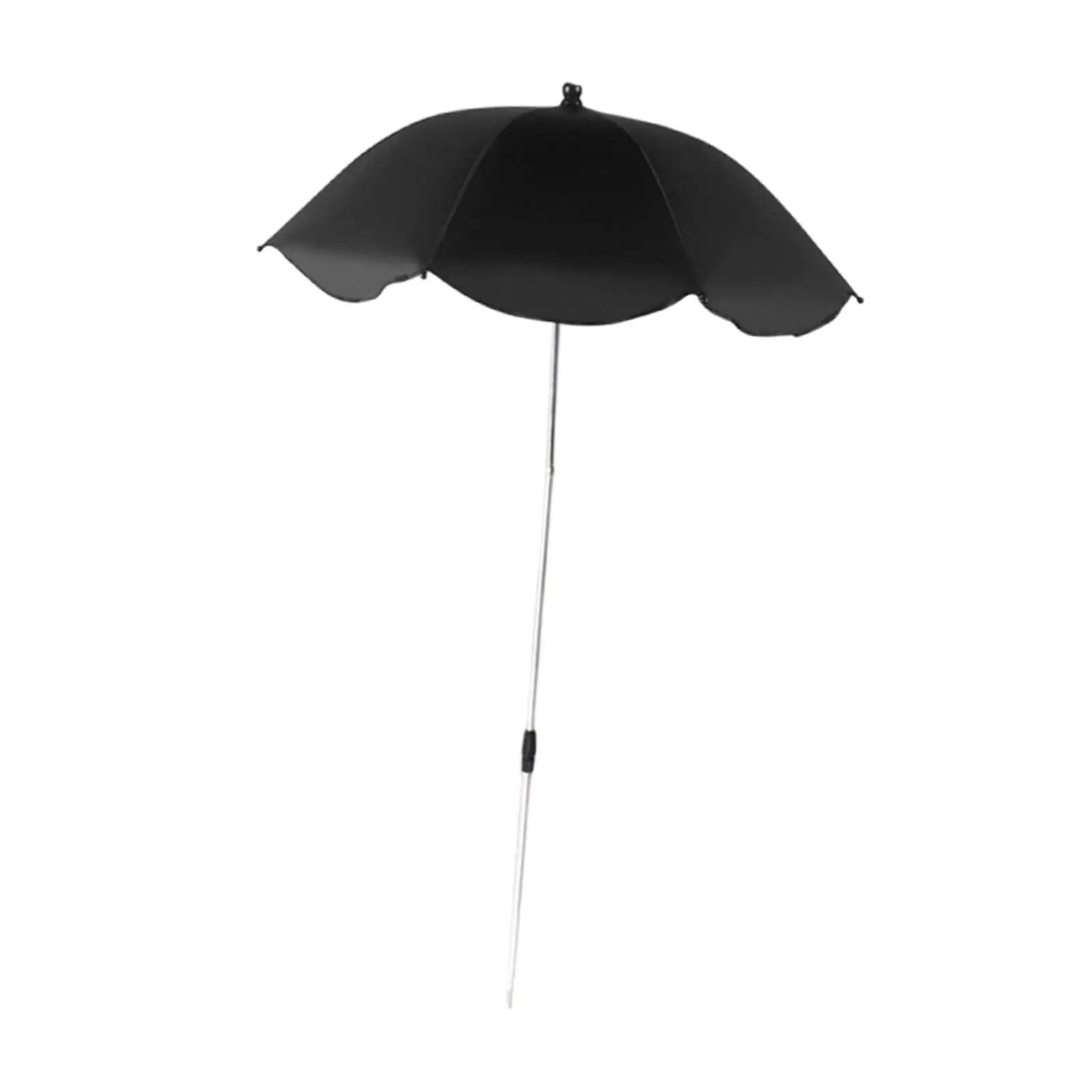 Plant Umbrella Easy Installation Multipurpose Reusable Decor Lightweight Zpaxo black