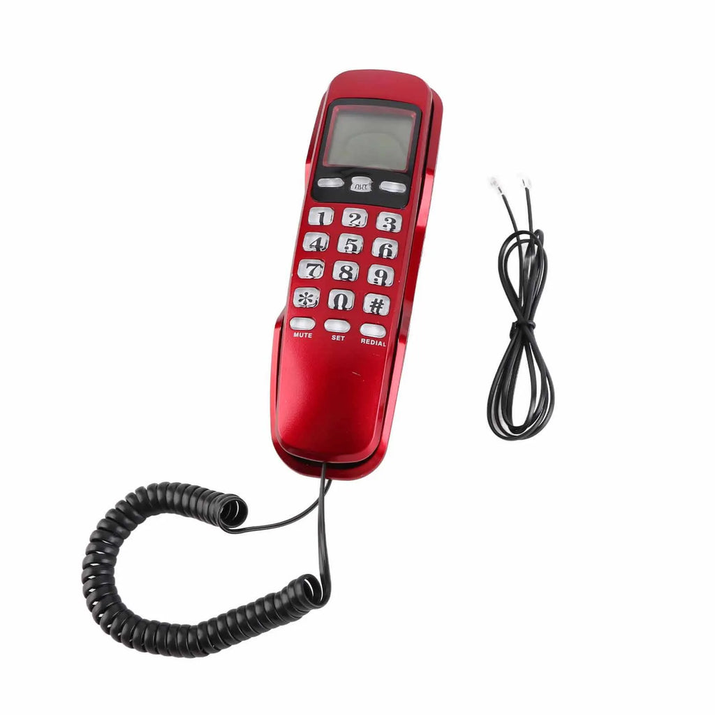 Home Telephone Mini Wall Office Hotel Incoming Caller ID LCD Display