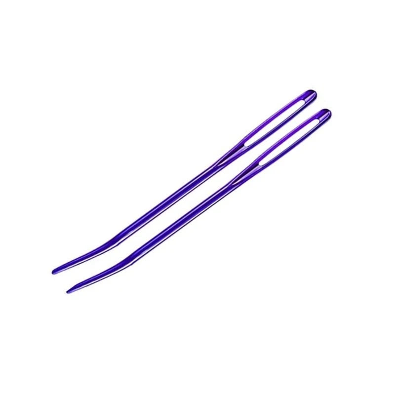 20x Large Eye Curved Needle Sewing Easy Threa Stitching