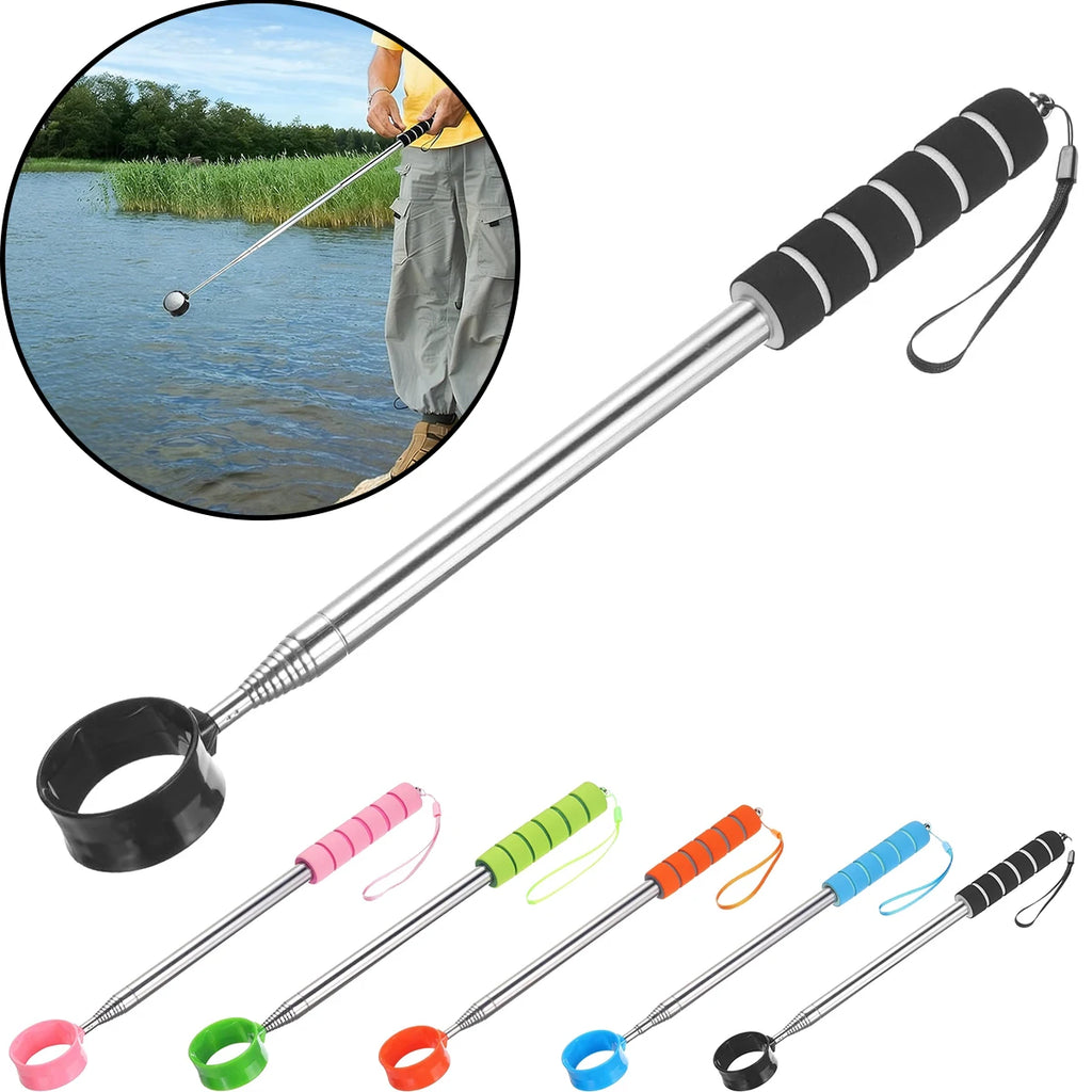 Telescopic Golf Ball Retriever – Extendable Aluminum Shaft