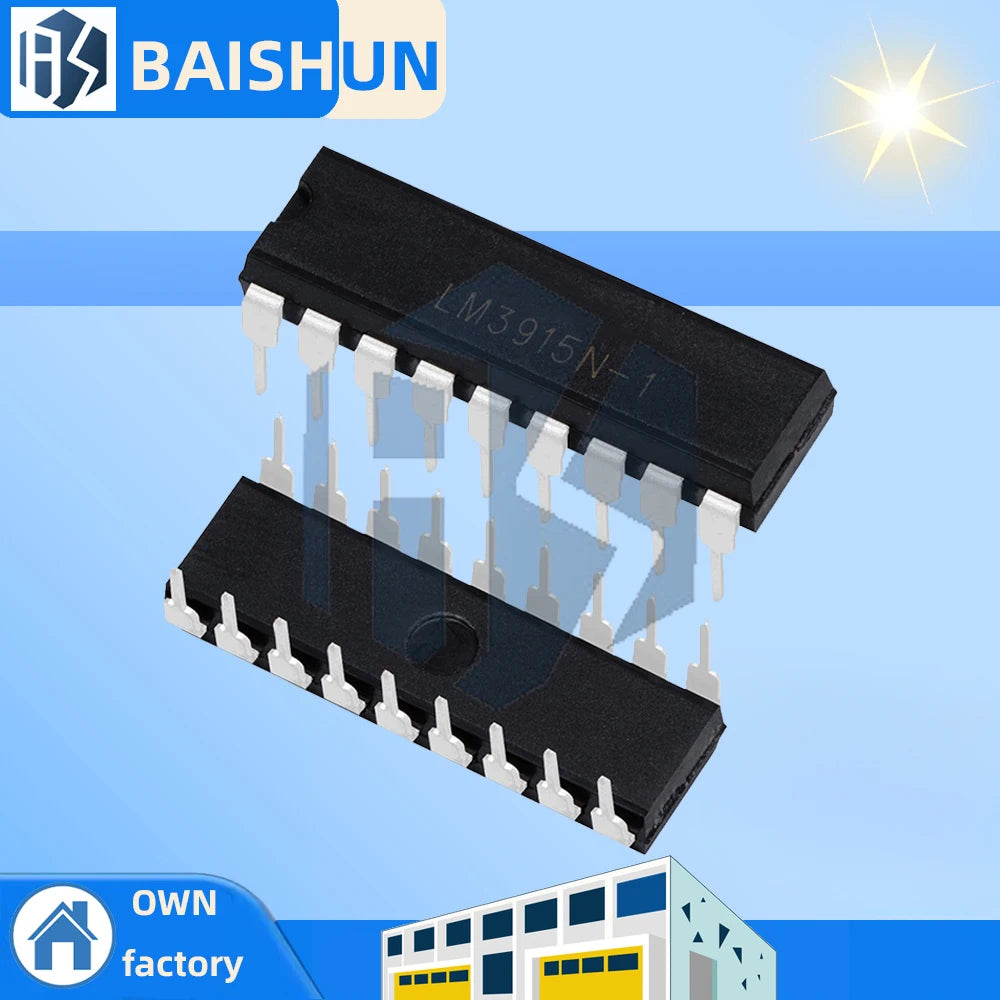 LM3915N DIP18 IC Chip Electronic Projects Zpaxo