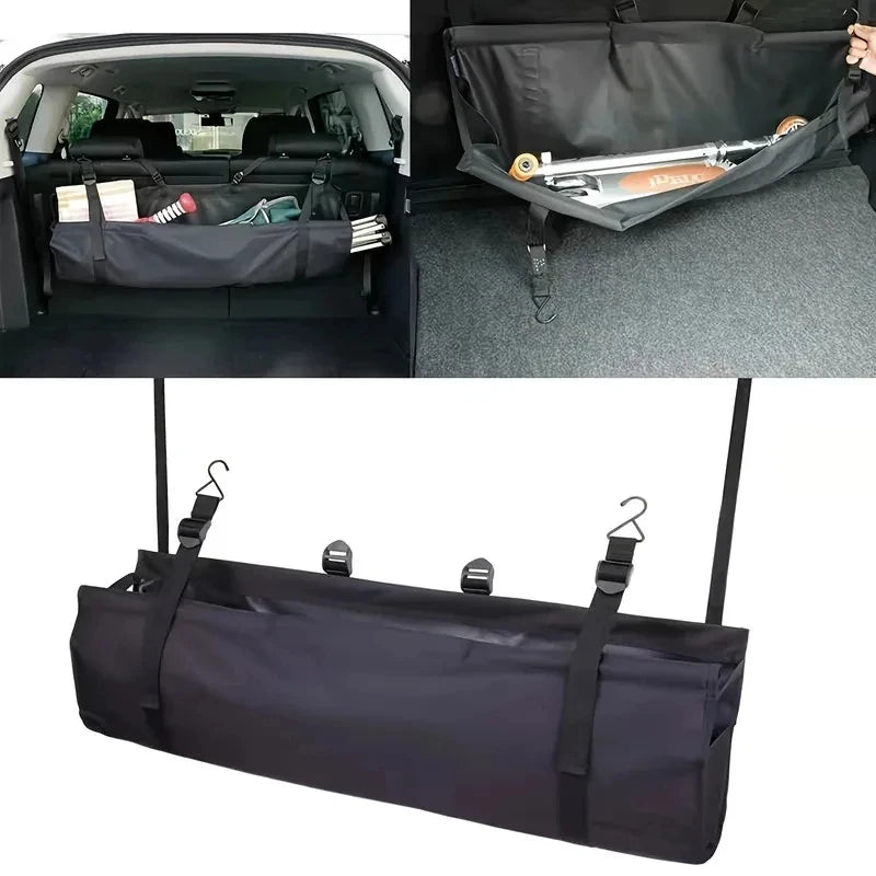 Capacity Car Trunk Organizer Oxford Backseat Storage Bag Net