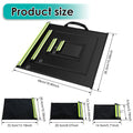4Pcs Signal Blocker Faraday Bag RFID Faraday Pouch with Reflective Strip Anti-Tracking Signal Blocker Faraday Bag for Keys Phone Zpaxo black 4 sizes