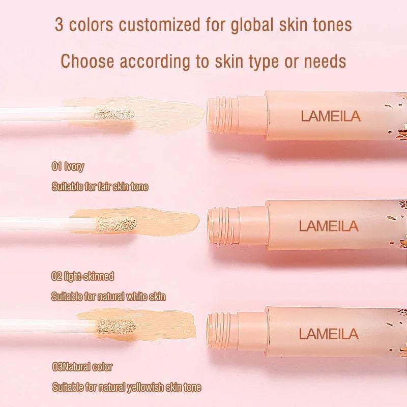 Eyes Face Concealer Liquid Cover Dark Circles Acne Natural Make up Effect Anti cernes Base Foundation Cream Cosmetics Zpaxo