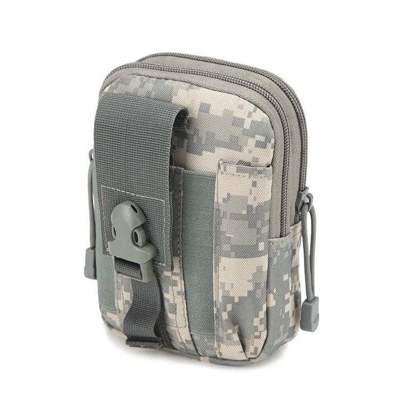 Molle Pouch Belt Waist Men Small Pocket Survival Tool Bag Running Zpaxo ACU