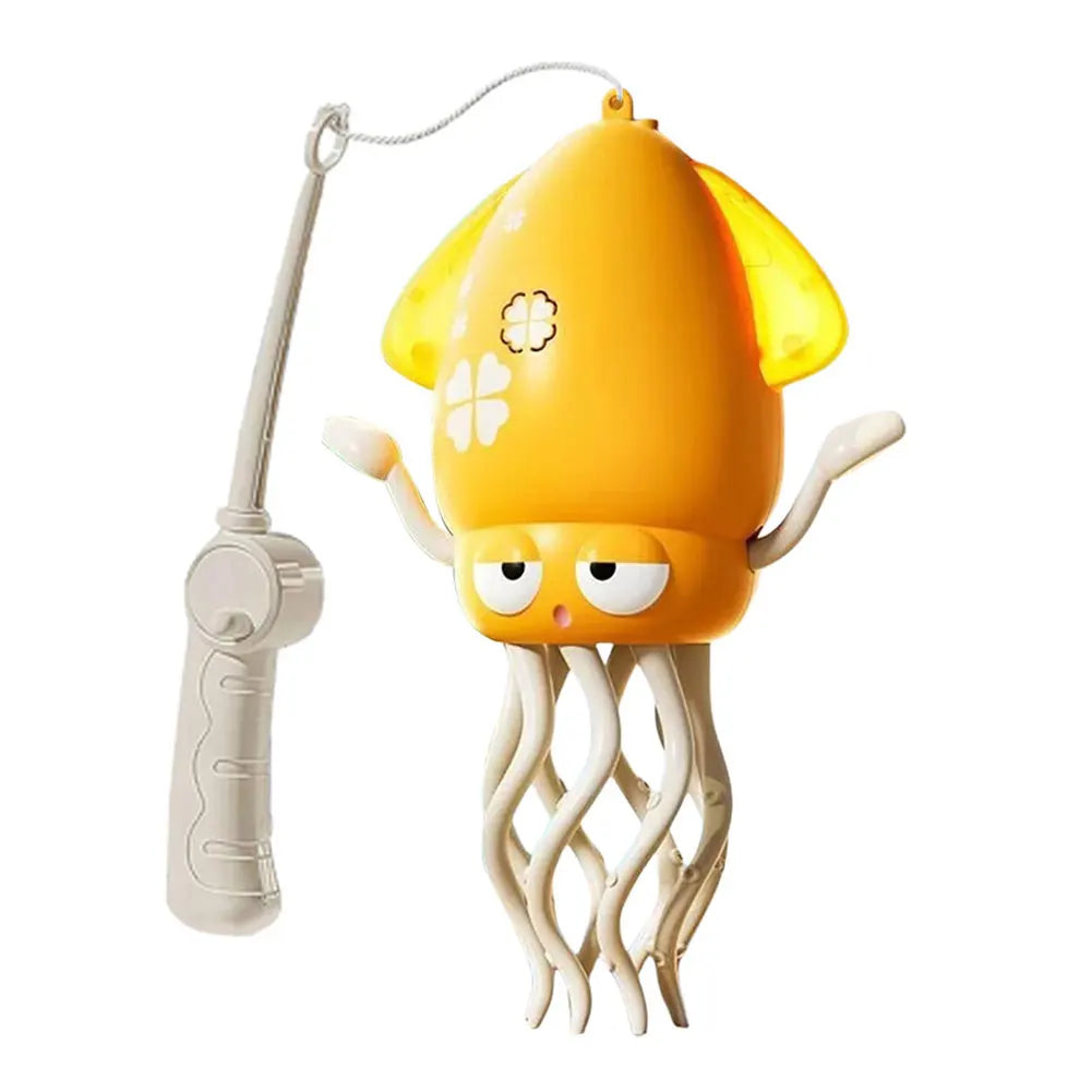 Electric Dancing Octopus Toy with Music & Lights Anti-stress Automatic Octopus Electric Pet Toys Birthday Gifts for Toddlers Zpaxo YELLOW