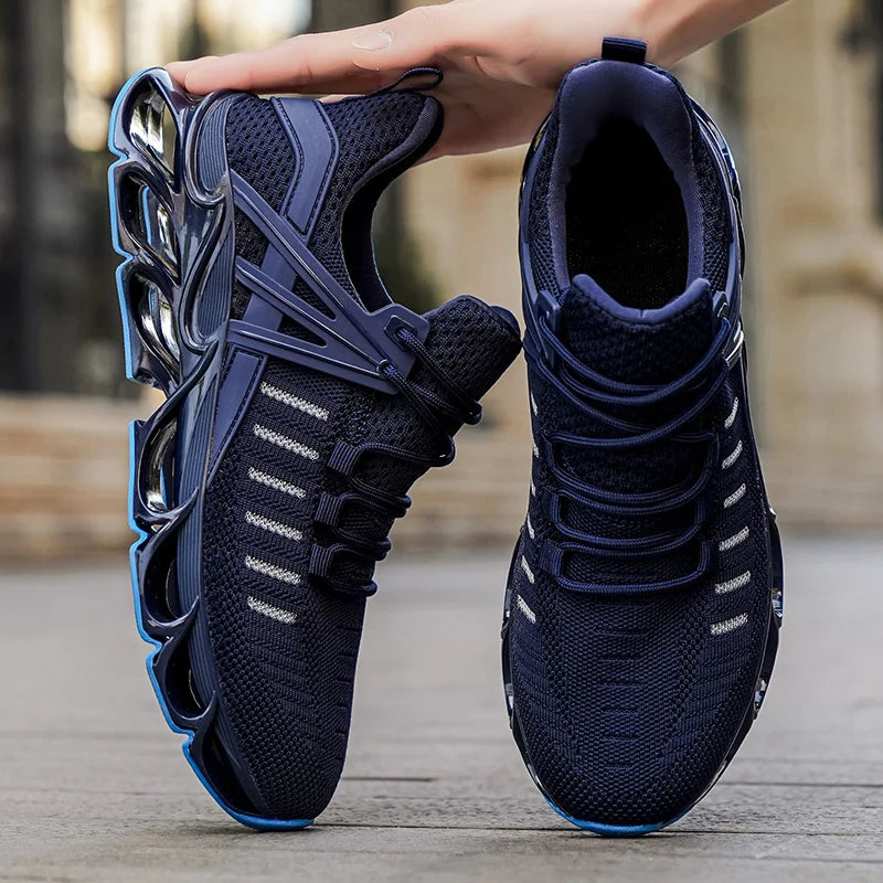 Men's Casual Sneakers Luxury Trainer Shoes Breathable Race Running