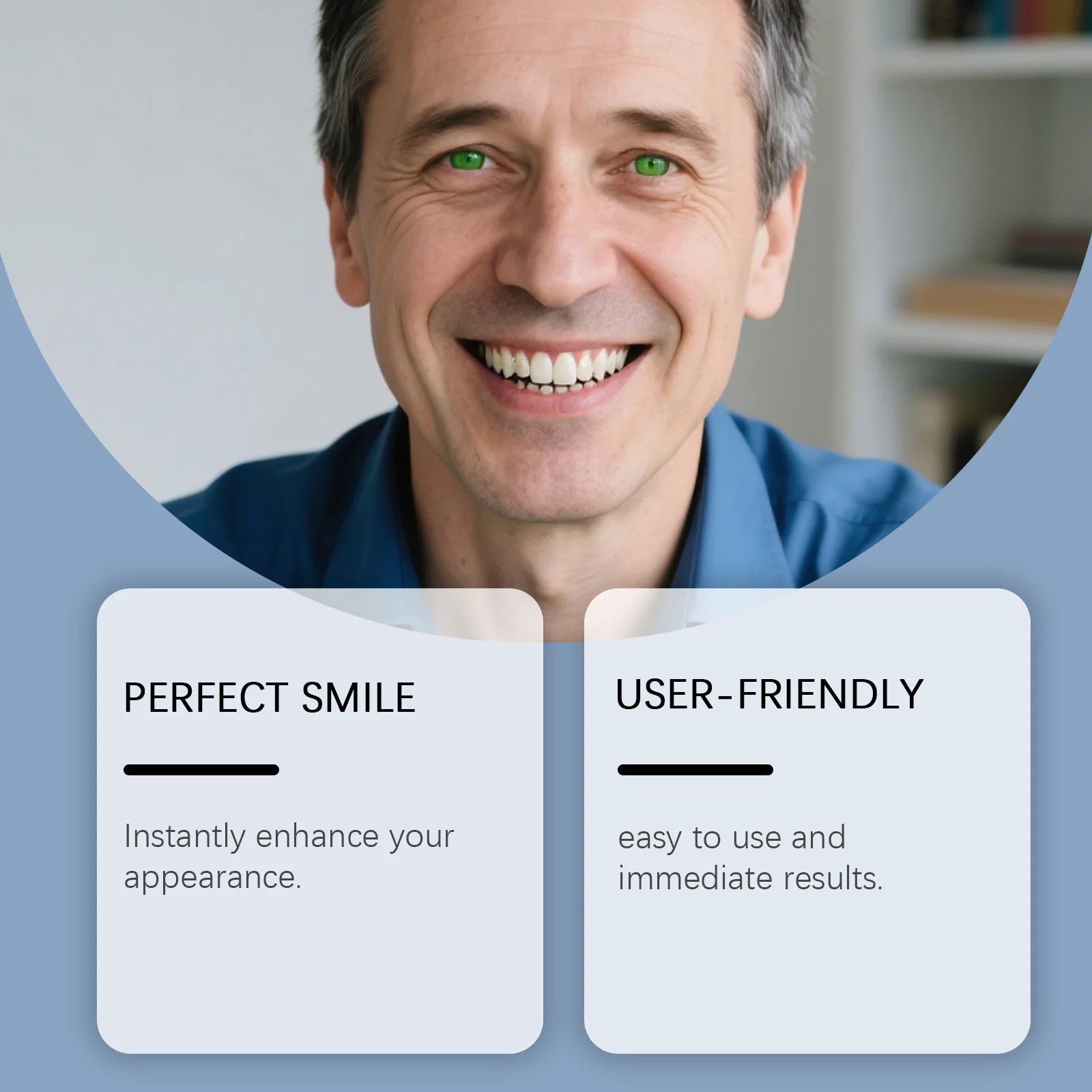 Silicone Veneer Teeth Kit – Fill Tooth Gaps, Upper & Lower Set Cosmetic Dental Veneers Zpaxo