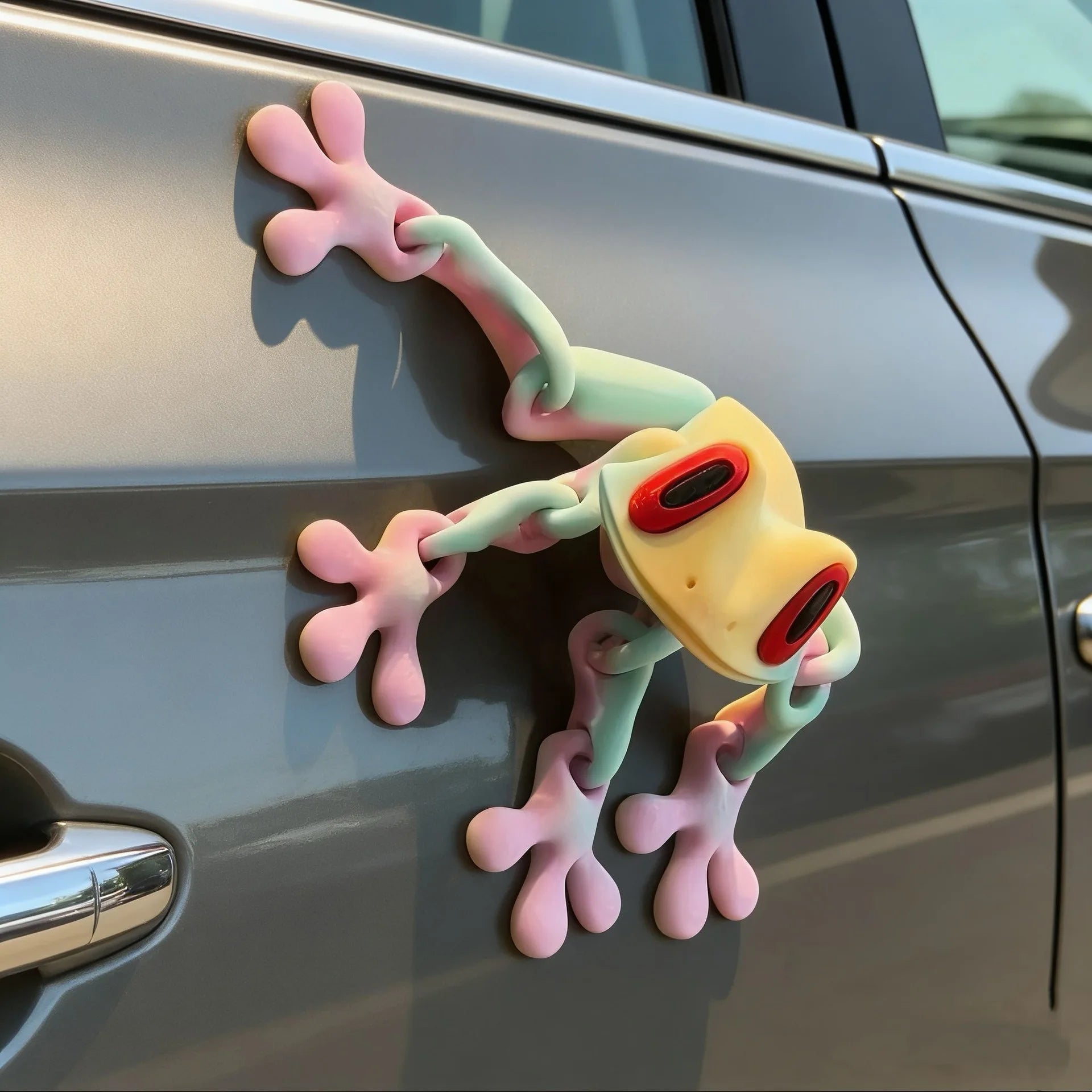 3D Printing Tree Frog Fridge Magnet Joint Movable Ornament Kitchen Zpaxo