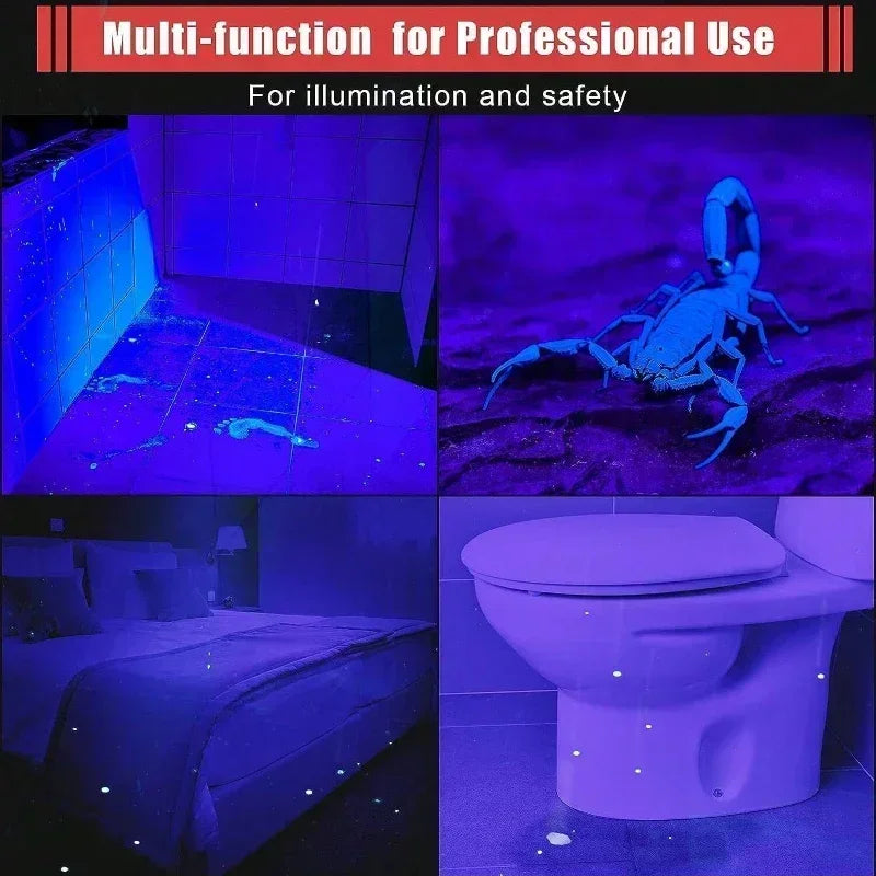 KDULIT 395nm UV Blacklight Flashlight – Pet Stain & Scorpion Detector