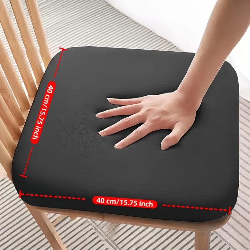 1 Ergonomic Memory Foam Cushion | Slow Rebound, Anti-Flat Design, Ideal for Office Chairs, Odorless, Square, Perfect for Gifting Zpaxo
