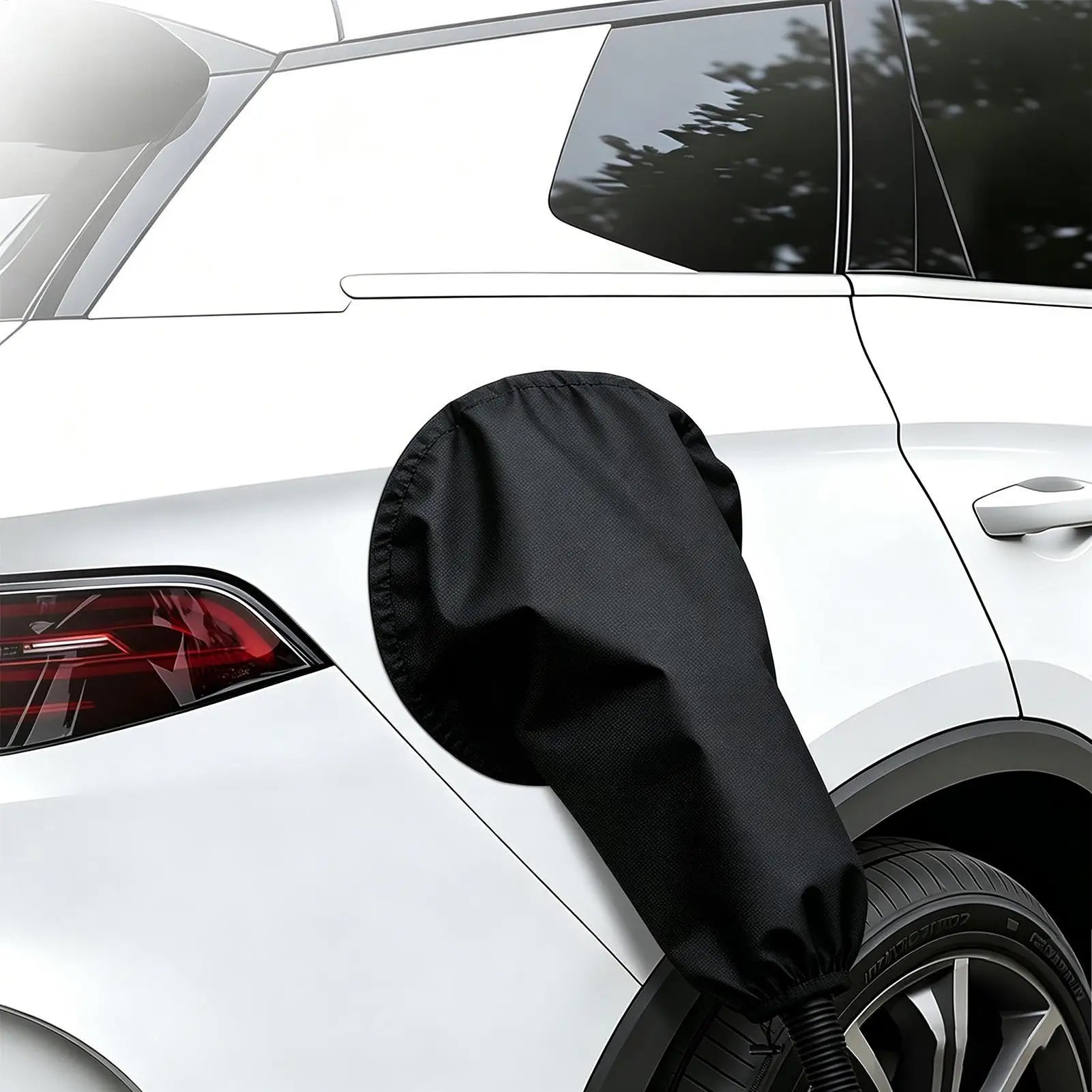 EV Charging Port Cover Magnetic Waterproof Dustproof PVC Rain