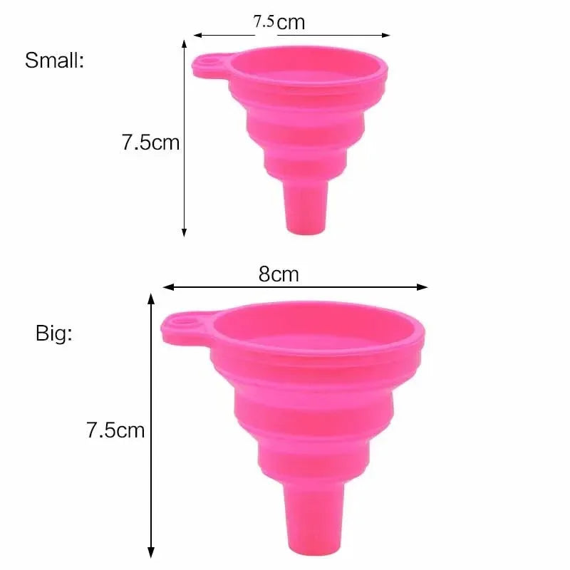 Collapsible Silicone Car Funnel – Universal Oil & Fluid Fill