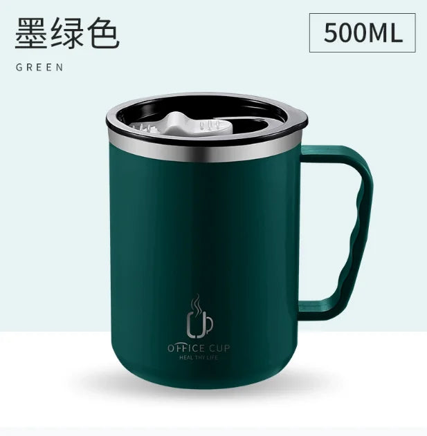 304 Stainless Steel Water Bottle Double Layers Coffee Mug Milk Cup
