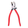 Glass Running Pliers Heavy Duty Nippers Glass Cutting Tool Key Fob Pliers Glass Breaking Pliers for Key Fob Tiles Stained Glass Zpaxo 8inch Curved Jaws