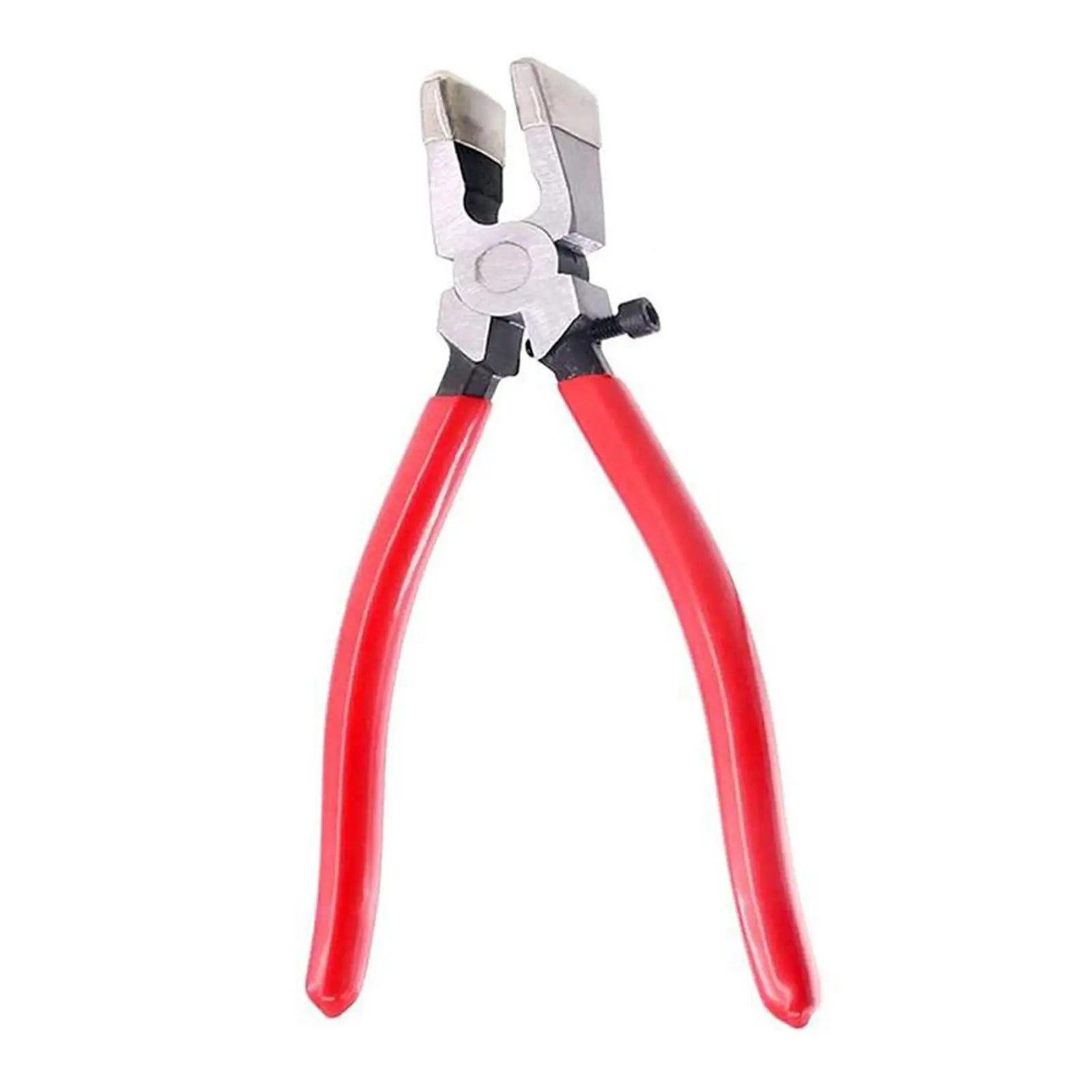 Glass Running Pliers Heavy Duty Nippers Glass Cutting Tool Key Fob Pliers Glass Breaking Pliers for Key Fob Tiles Stained Glass Zpaxo 8inch Curved Jaws