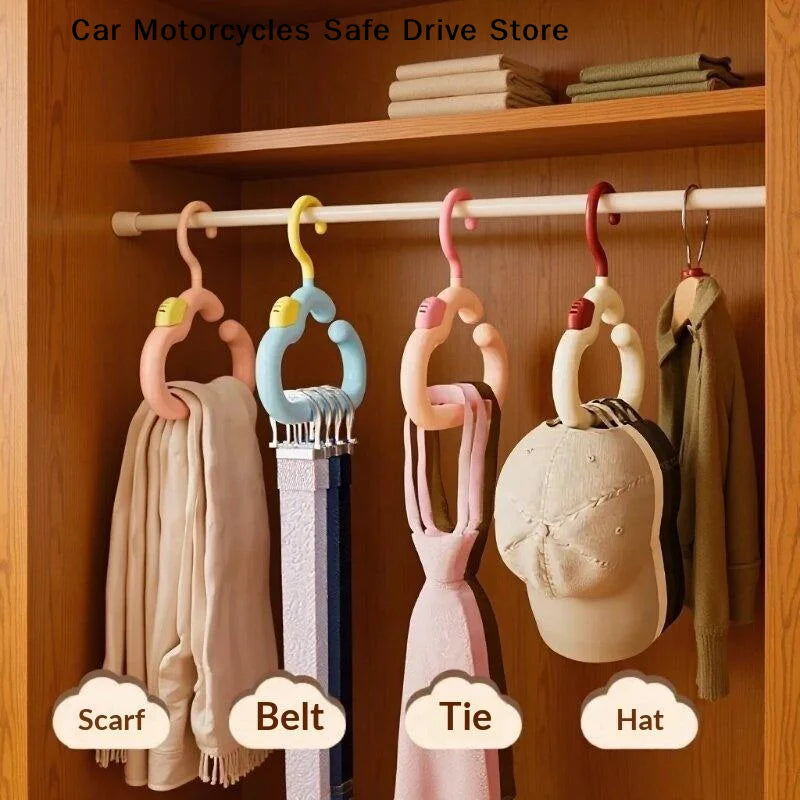 MRotatable Hat Storage Clothes Hanger Multi-function Hook Home Use