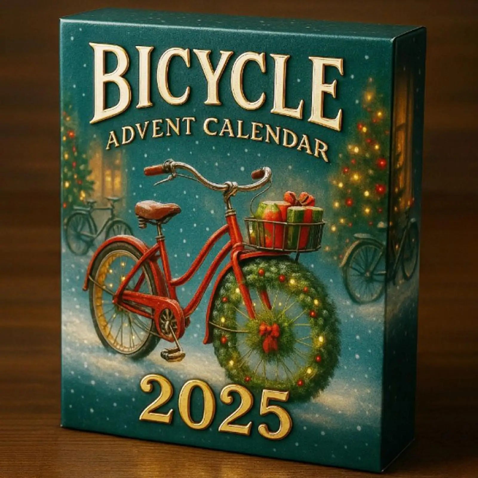 Bicycle Theme Advent Calendar 24 Days Countdown Christmas Tree