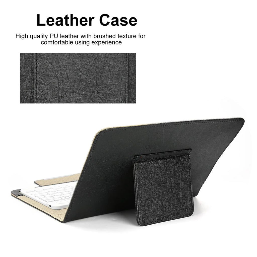 10'' Tablet Laptop Universal PU Protective Case Cover Bluetooth