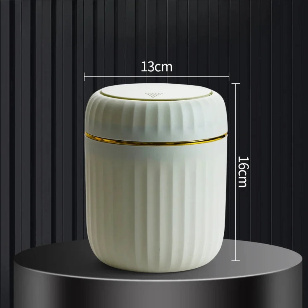 Mini Desktop Trash Can with Lid Garbage Waste Bin Organizer Bedroom Office Desk Storage Box Made Durable Plastic Home Supplies Zpaxo
