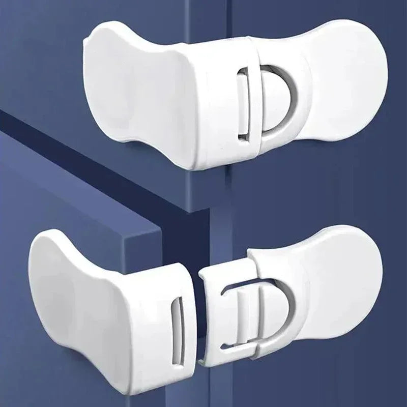 Baby Safety Drawer & Cabinet Lock – Anti-Pinch Child Buckle Baby Cabinet Lock Zpaxo