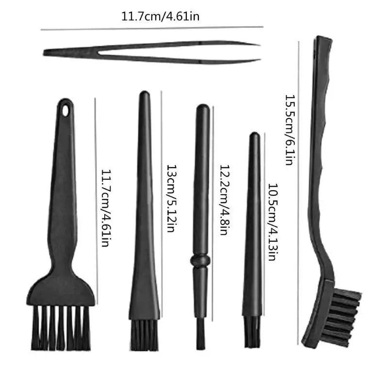 652F 6 Anti Static Brushes Computer Keyboard Laptop Electronics Cleaning Brush Zpaxo