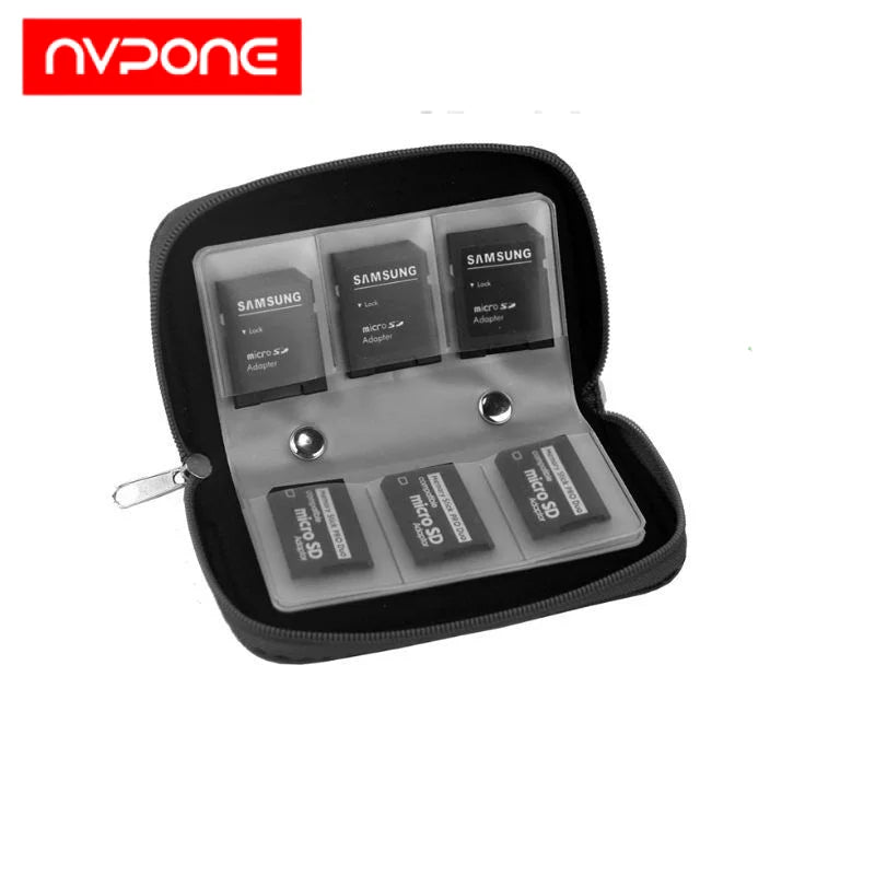Memory Card Cases 22 Slots Storage Bag CF SD Micro SDHC MS DS Gameing