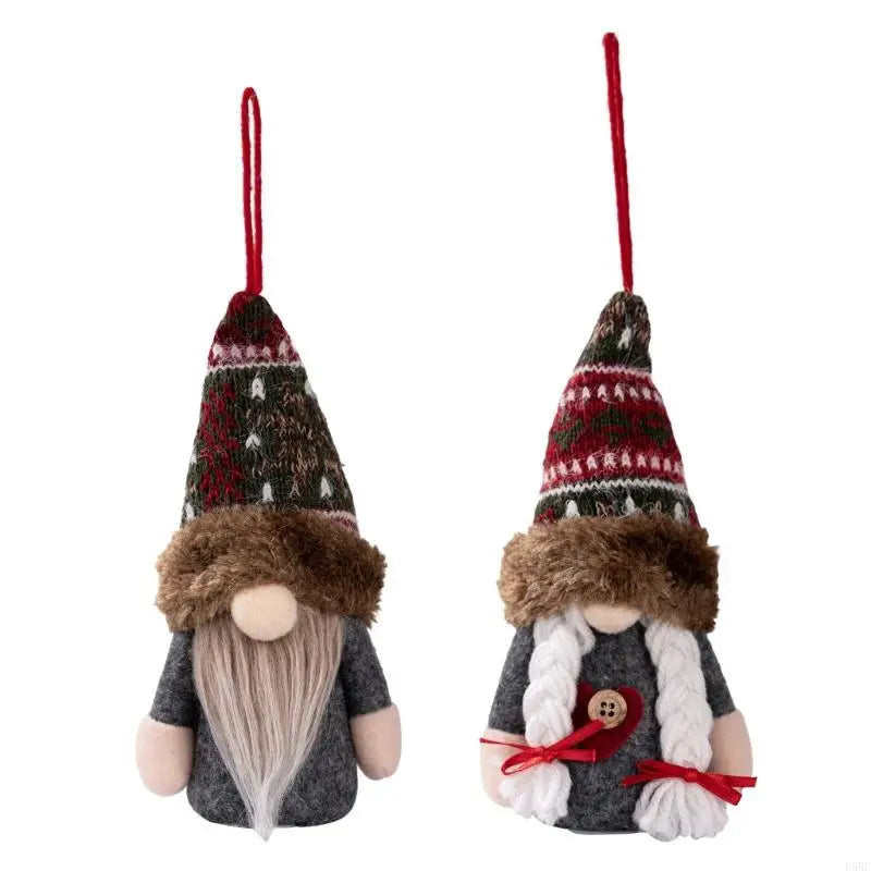 Illuminated Plush Dwarf Stuffed Doll Christmas Tree Ornament Kids