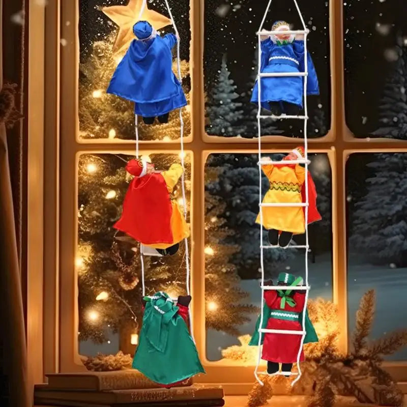 Christmas Tree Decoration Kings Ladder Hanging Festival Ornament Door