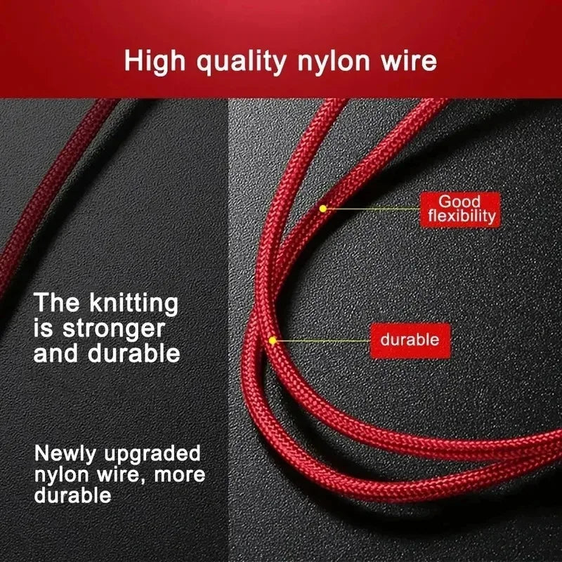 3-in-1 Fast Charging Cable USB-C Micro USB Lightning 1.2m